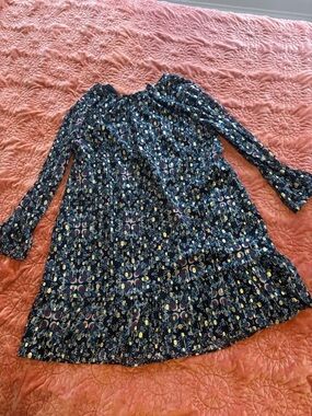 LOFT Boho Long Sleeve Mini Dress